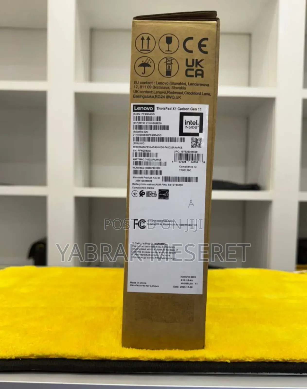 New Laptop Lenovo ThinkPad X1 Carbon 32GB Intel Core I7 SSD 1T