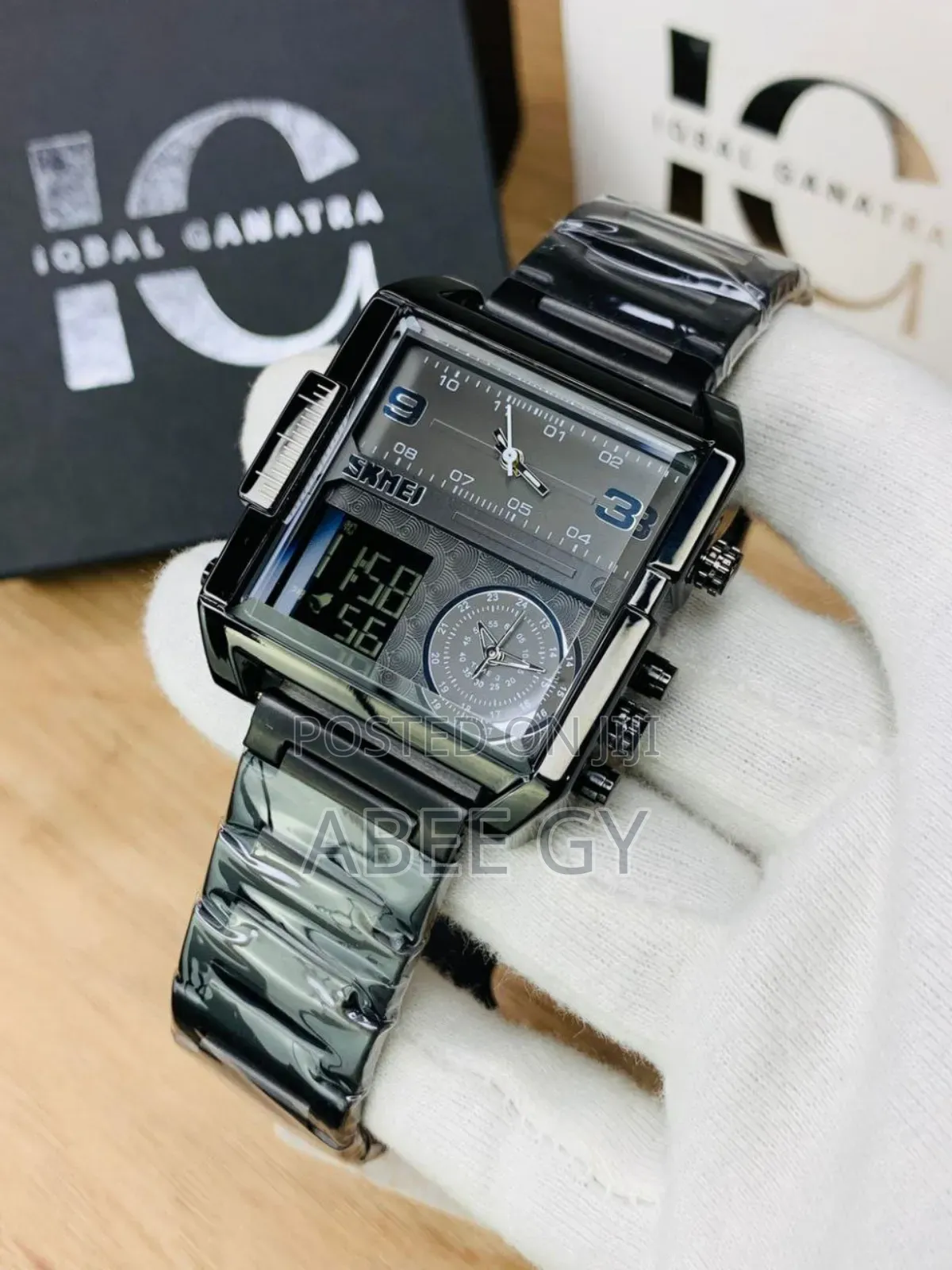 SKMEI Dual Movement Multifunction Analog Digital Sports Watc