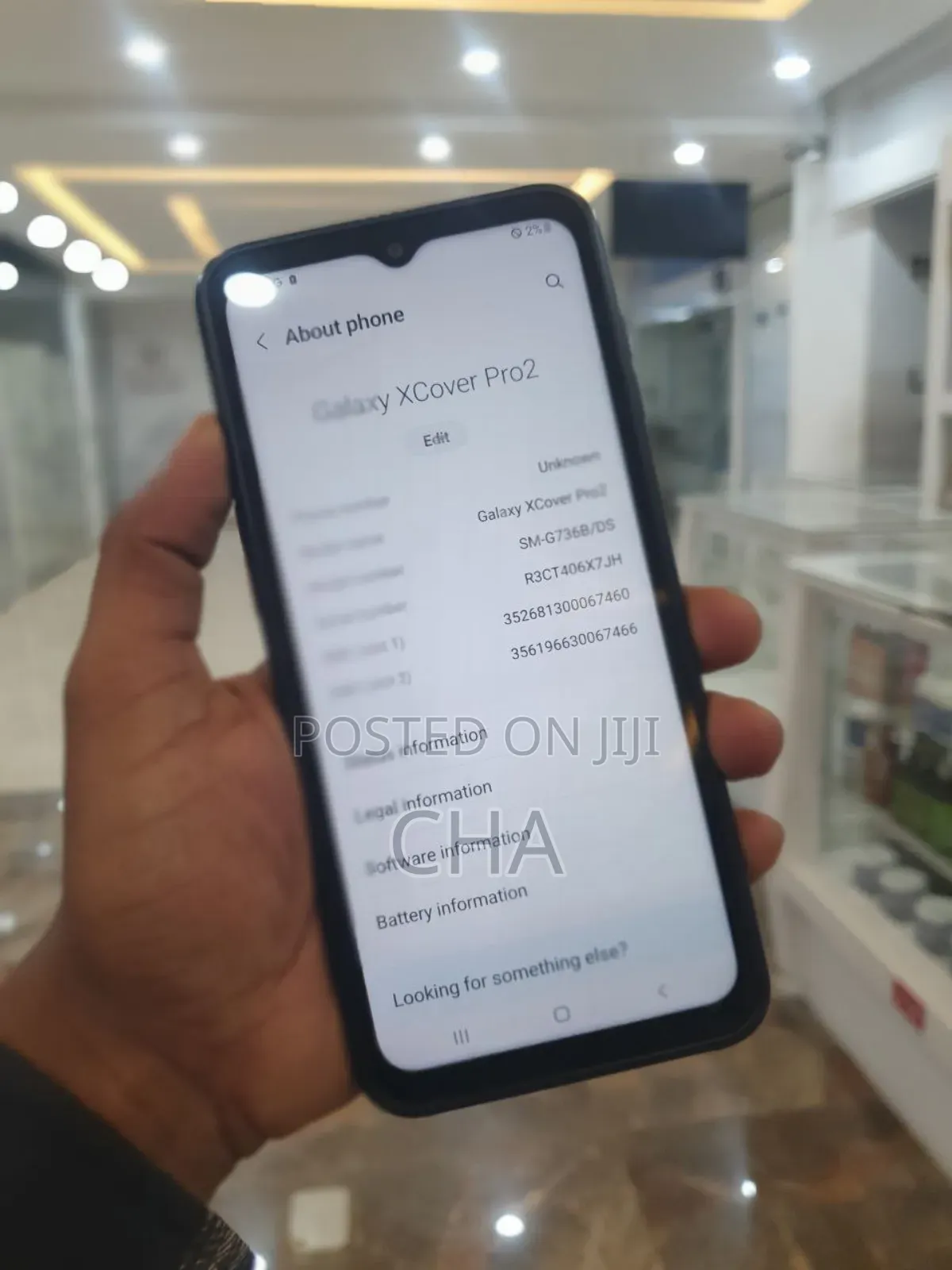 New Samsung Xcover Pro 64 GB Black