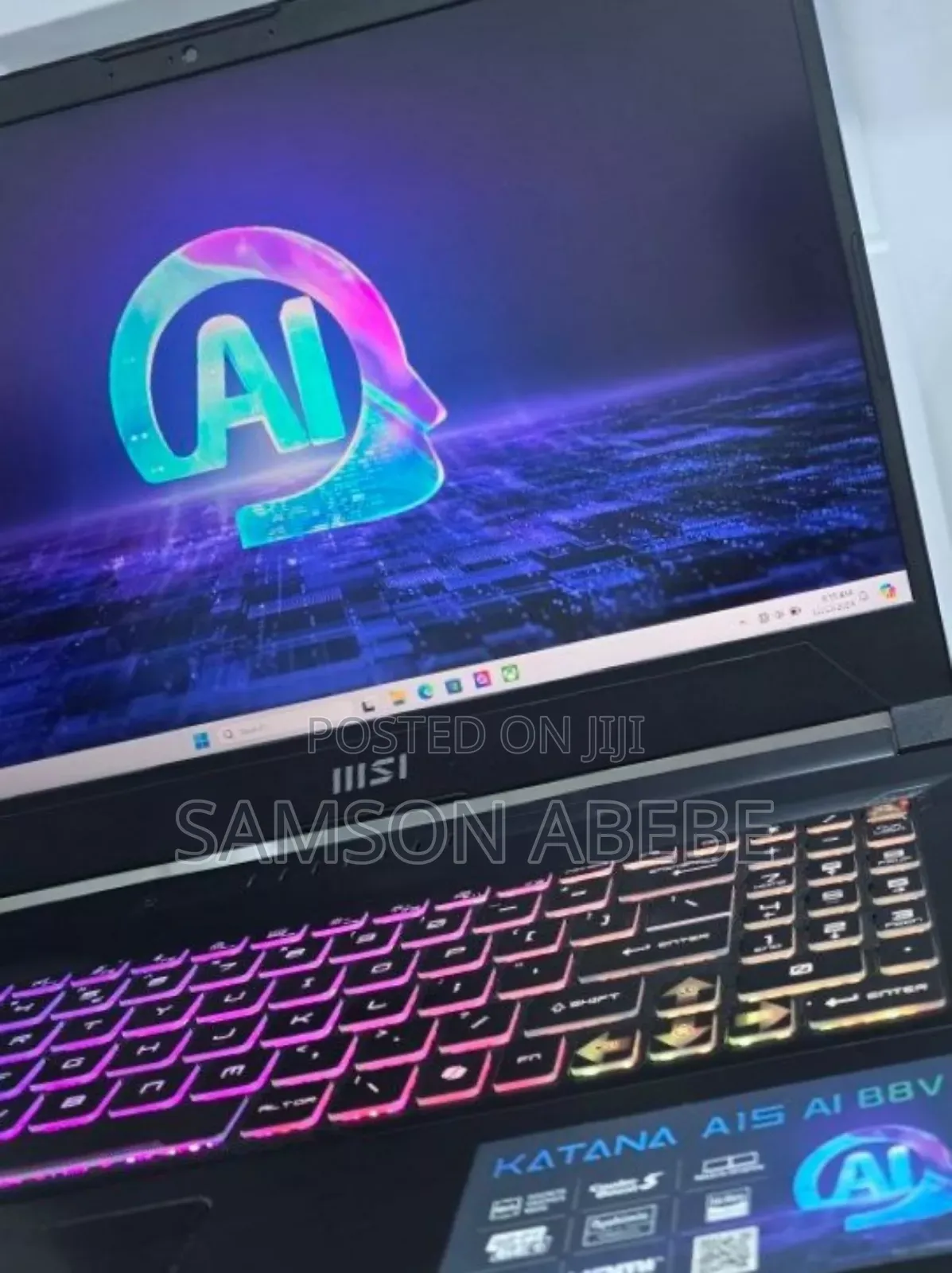 New Laptop MSI Katana 15 16GB AMD Ryzen 7 SSD 1T