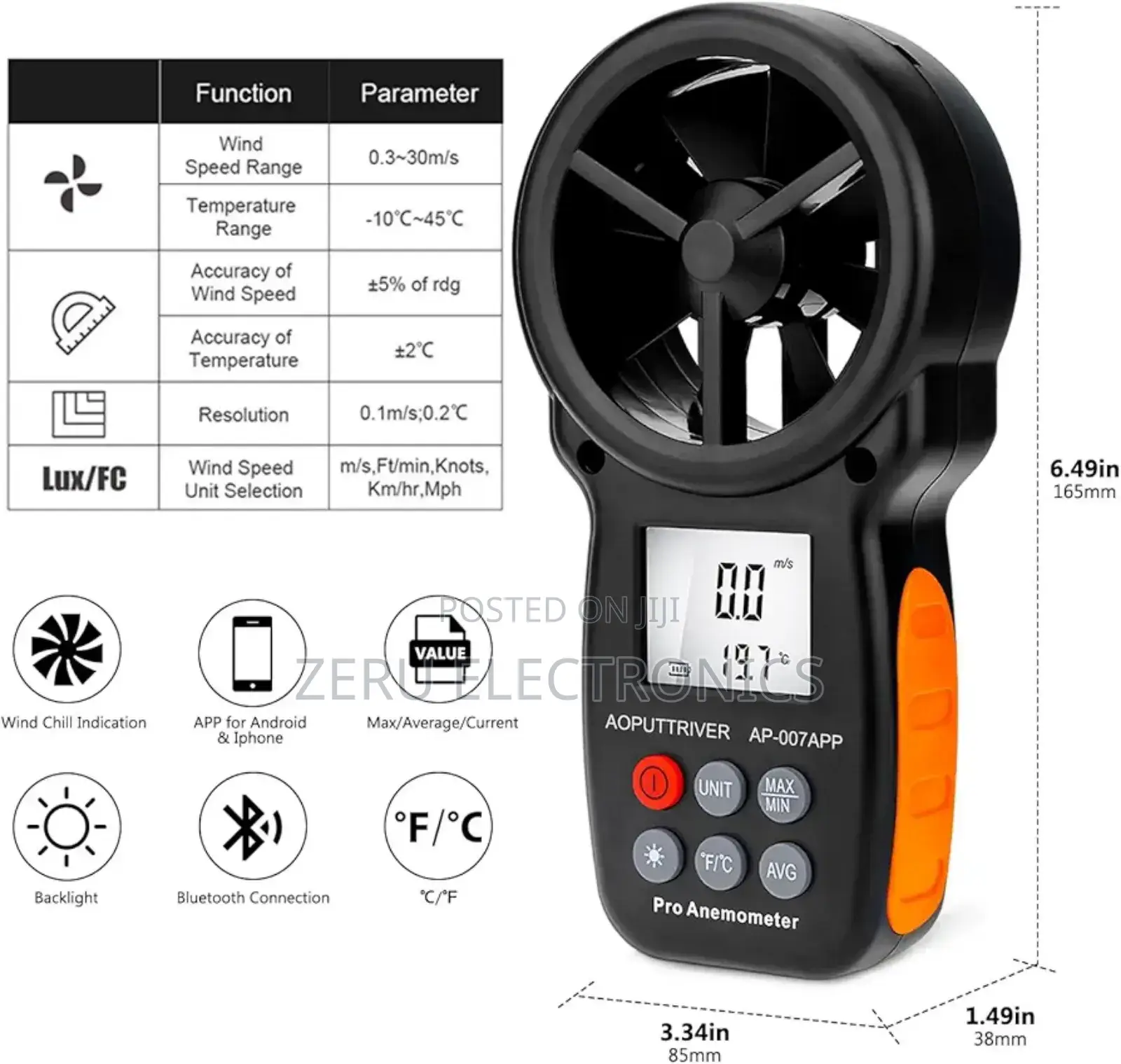 Anemometer AP-007APP