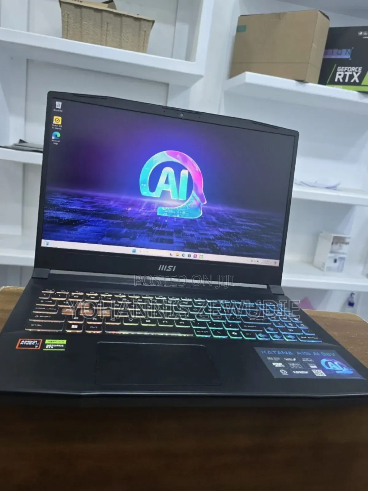 New Laptop MSI Katana 15 16GB AMD Ryzen 7 SSD 1T