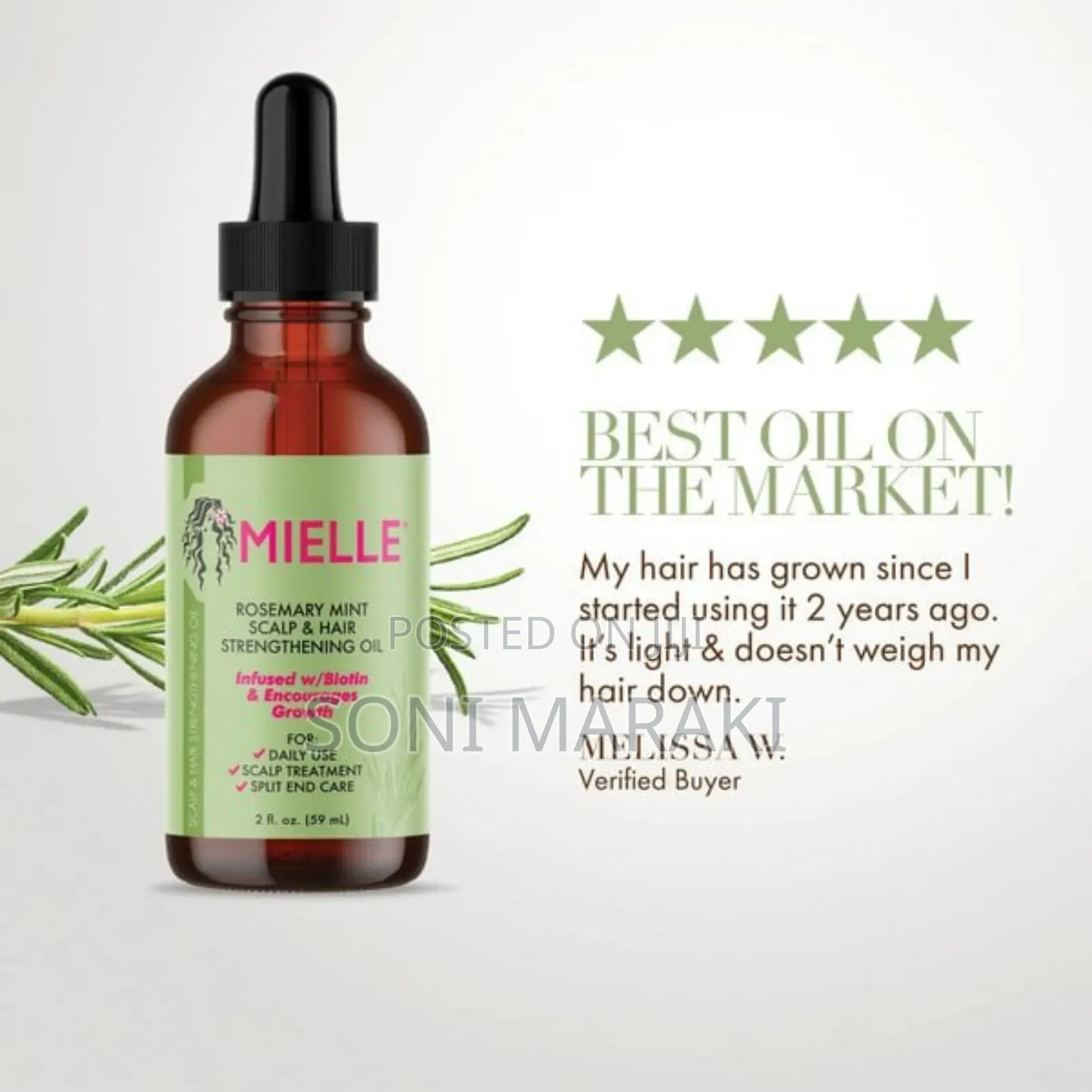 Mielle Hair Growth Oil