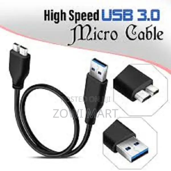 50CM USB 3.0 Cable a to Micro B High Speed Transfer Cable