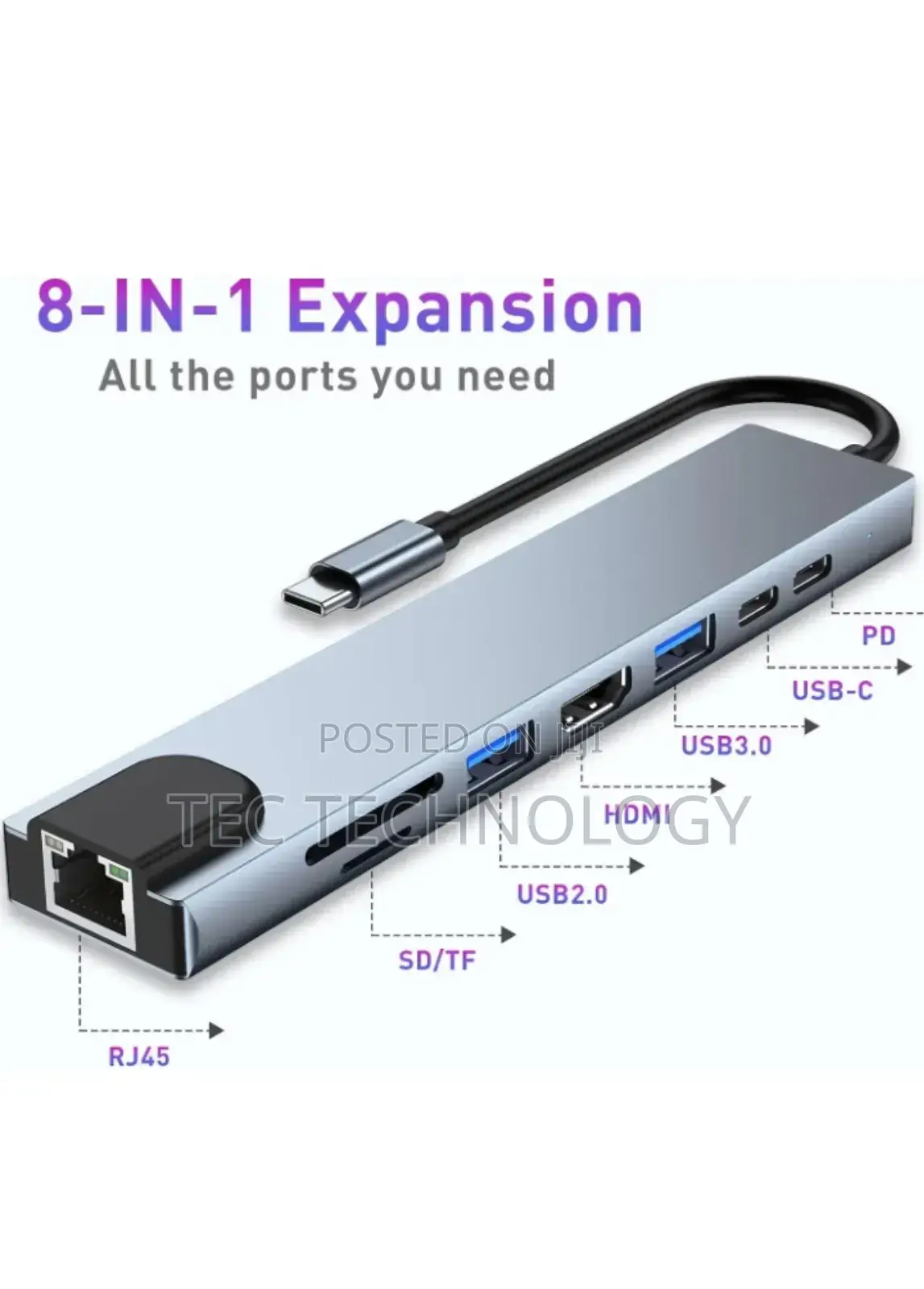 8 in 1 Type C Connector
