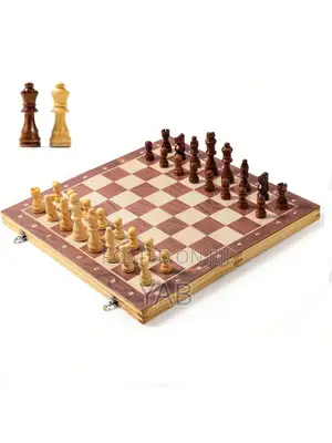 Photo - Large Size ( 33cm ) Wooden Chess