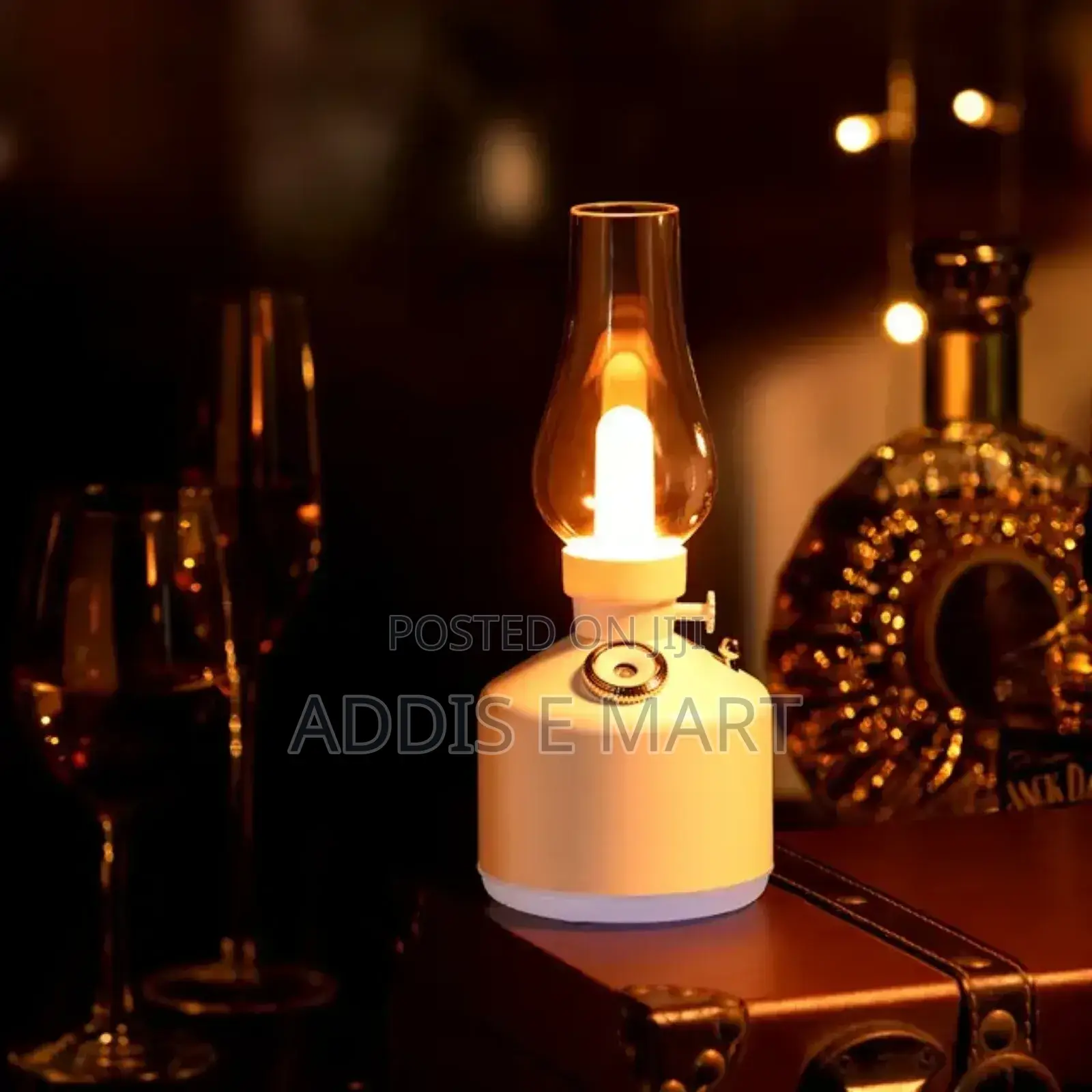 ለቤት መልካም መዓዛን የሚሰጥ Rechargeable Vintage Lamp Humidifier