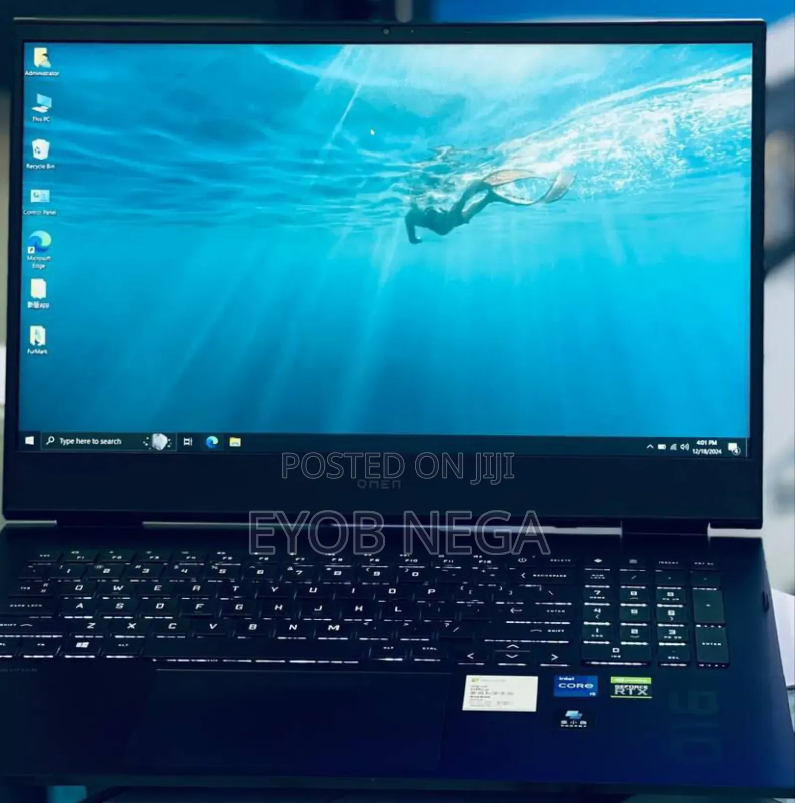 New Laptop HP Omen 15 16GB Intel Core I5 SSD 512GB