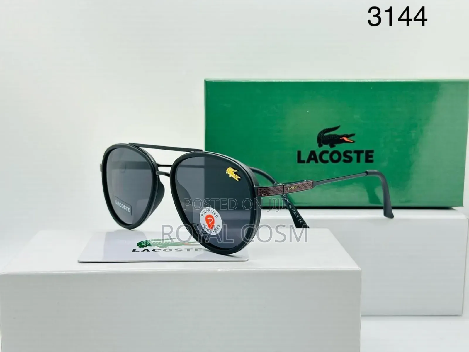 Lacoste Unisex Oval Eyeglasses/Sunglasses