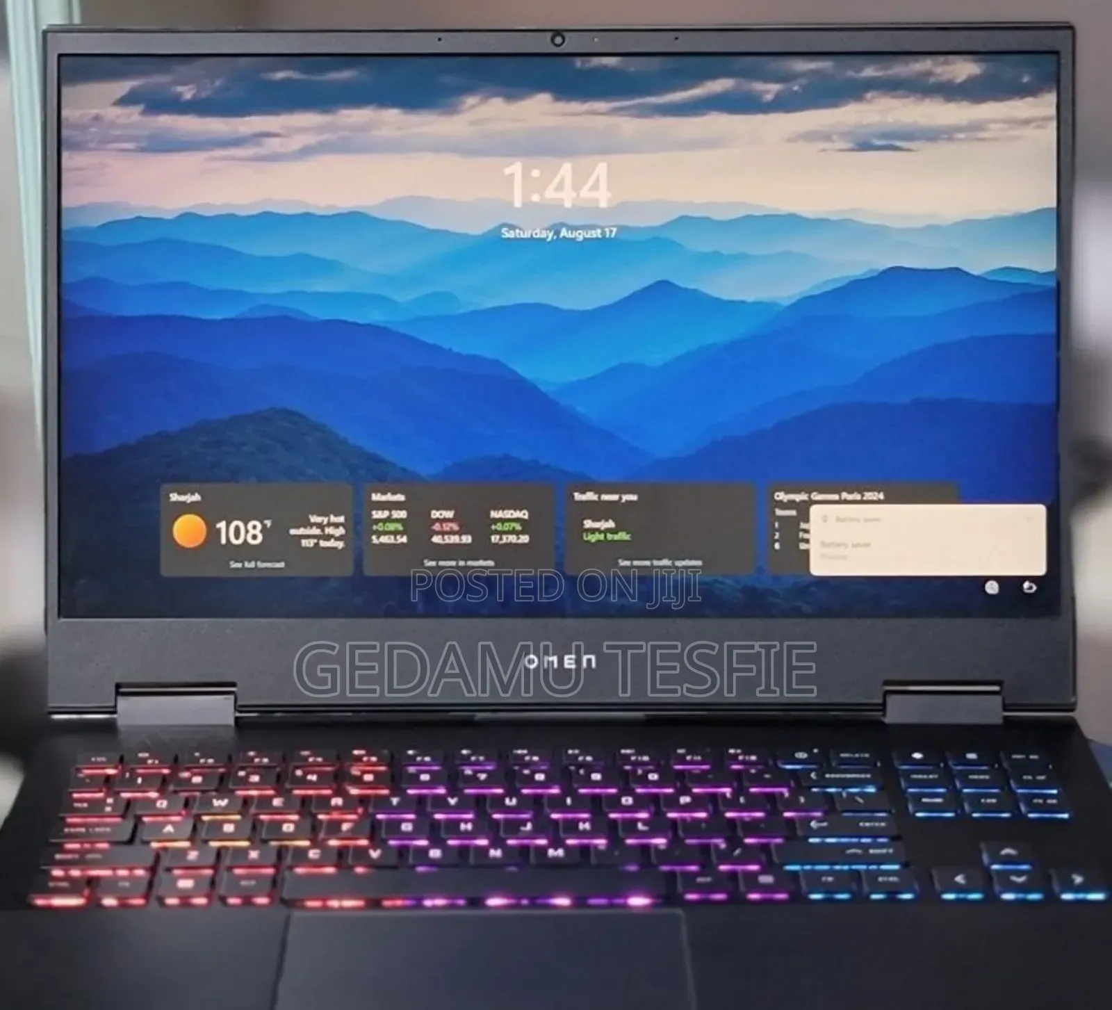 New Laptop HP Omen 15 16GB AMD Ryzen SSD 512GB