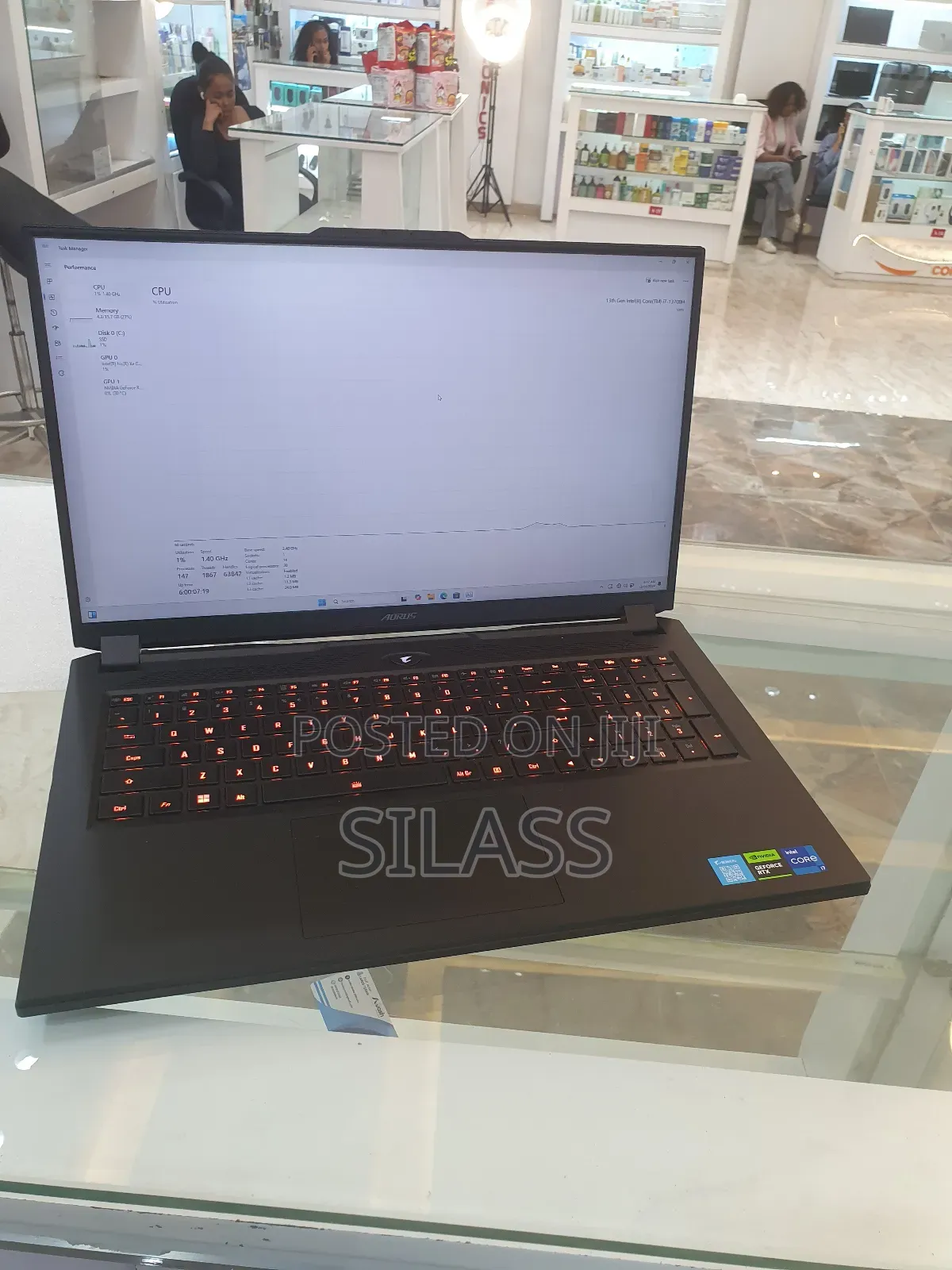 New Laptop Gigabyte AORUS 15G 32GB Intel Core I7 SSD 1T