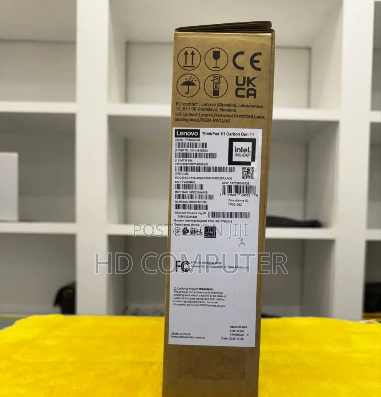 New Laptop Lenovo ThinkPad X1 Carbon 16GB Intel Core I7 SSD 1T