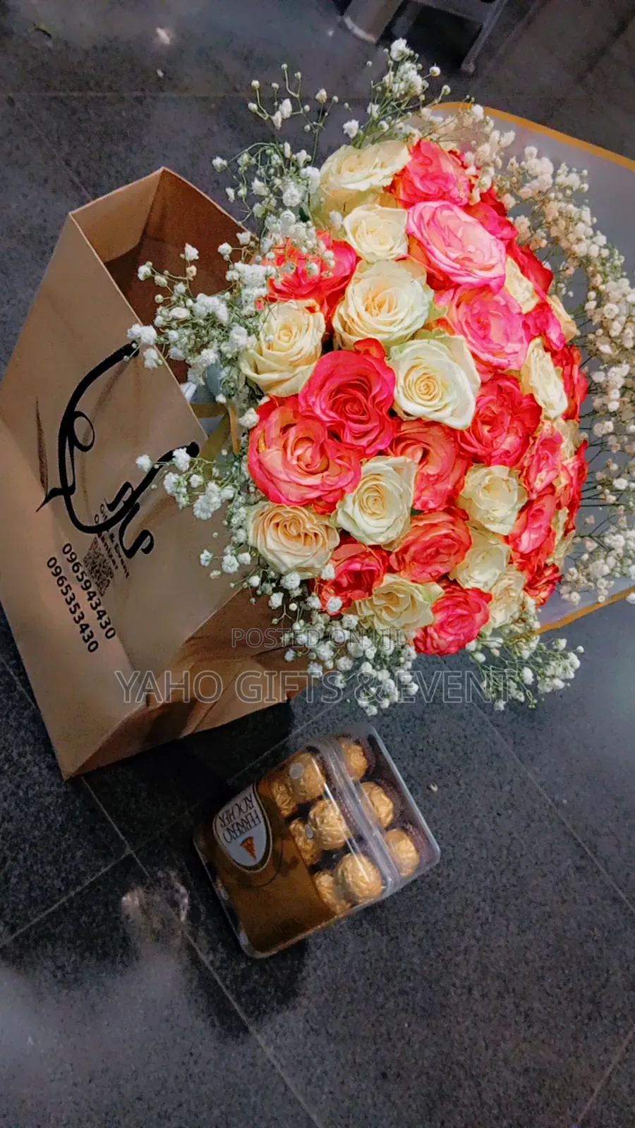 Yaho Flower , Chocolate Full  Gift