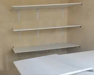 Photo - White Wall-Mounted Shelves 150×50