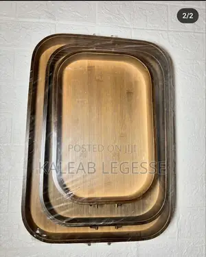 3 PCS Bamboo Pallet Food Tray