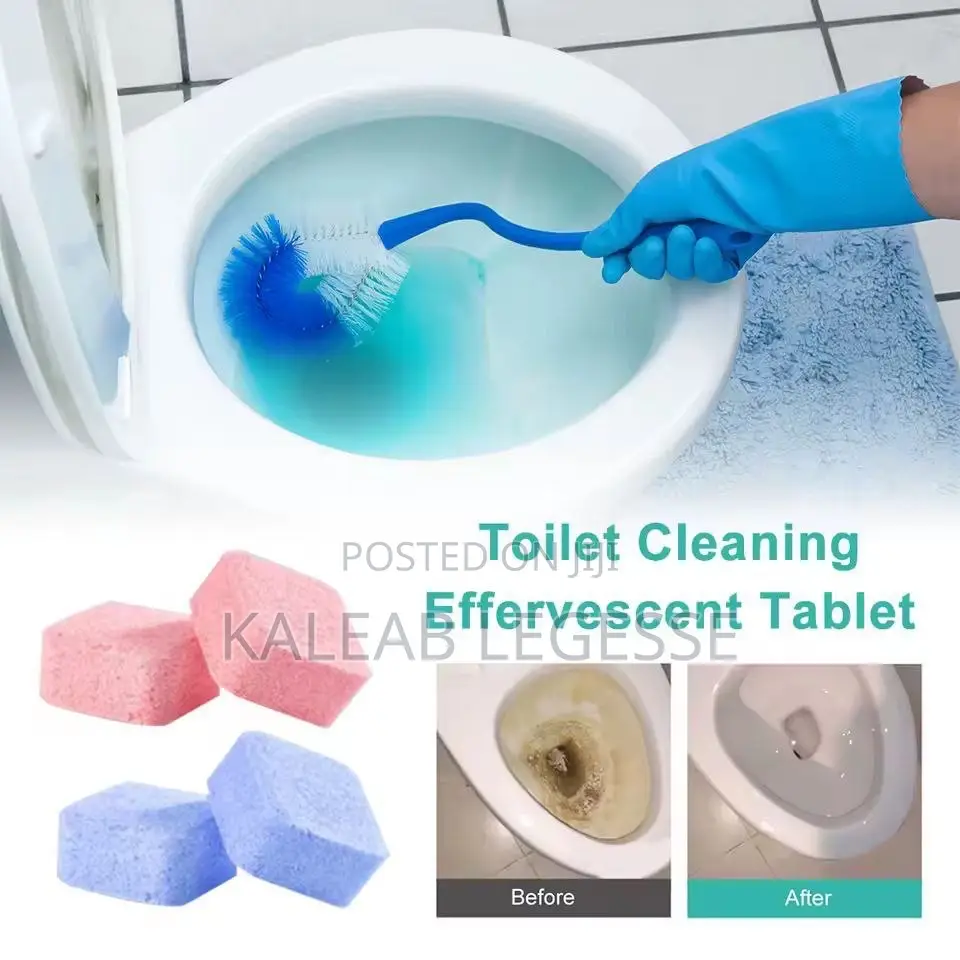 12pcs Toilet Effervescent Cleaning Tablet