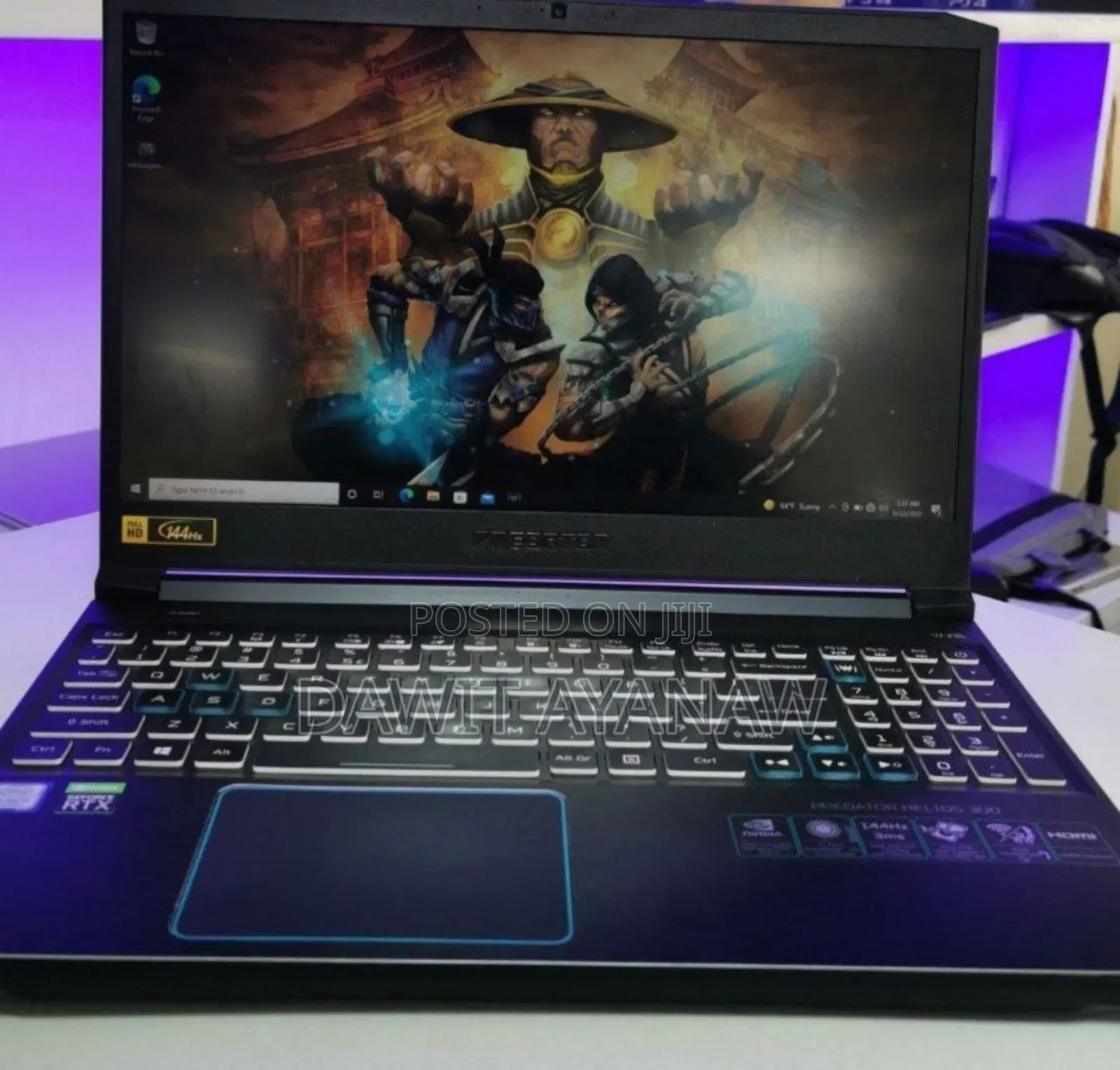 New Laptop Acer Predator Helios 300 12GB Intel Core I7 SSD 512GB