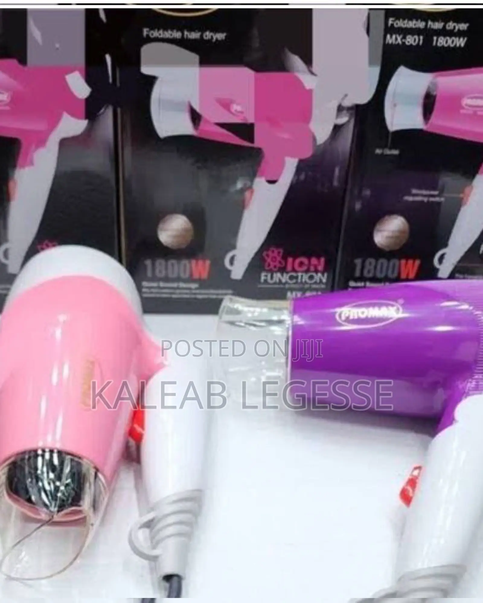 Promax Foldable Mini Hair Dryer