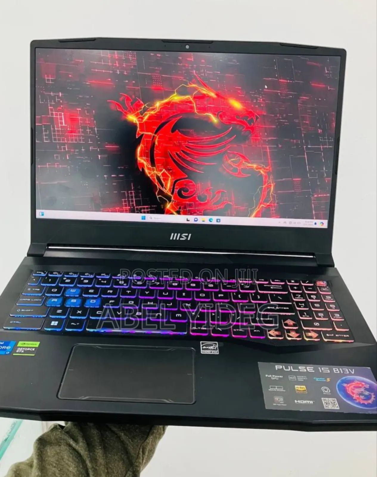 New Laptop MSI Pulse GL76 16GB Intel Core I7 SSD 1T