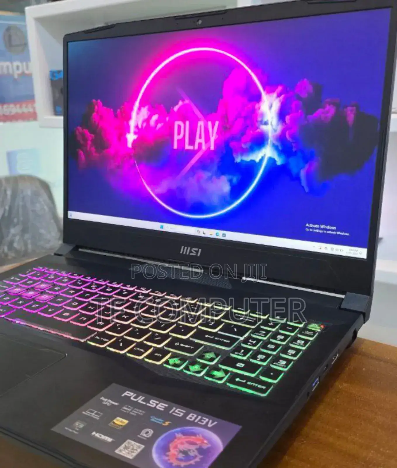 New Laptop MSI Pulse GL76 16GB Intel Core I7 SSD 1T