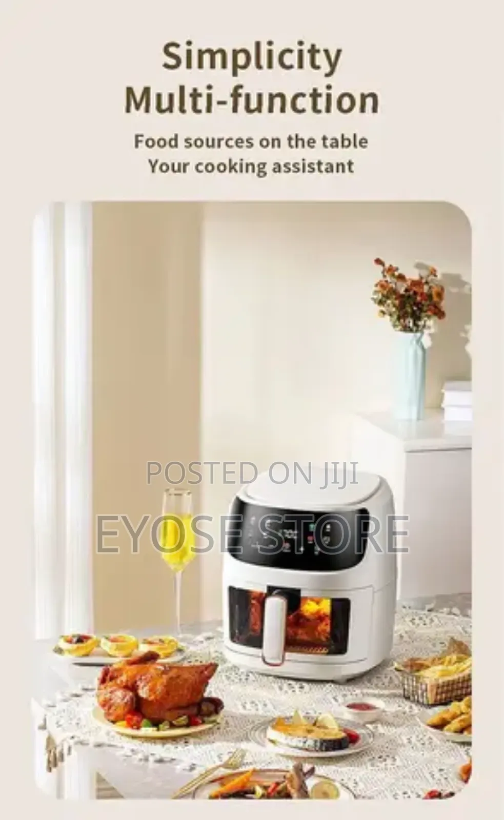 TGOPIT Air Fryer Oven With Rotisserie