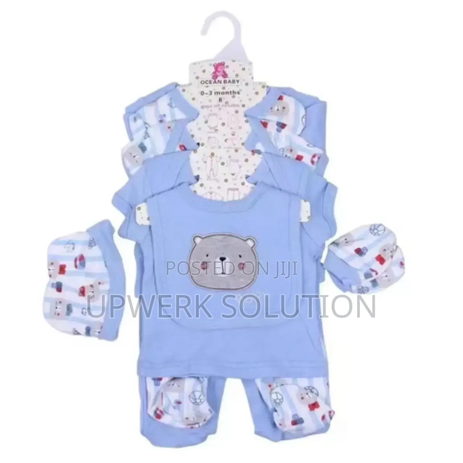 የአራስ ህፃናት 8 ፒስ/ 8 Pieces ልብስ