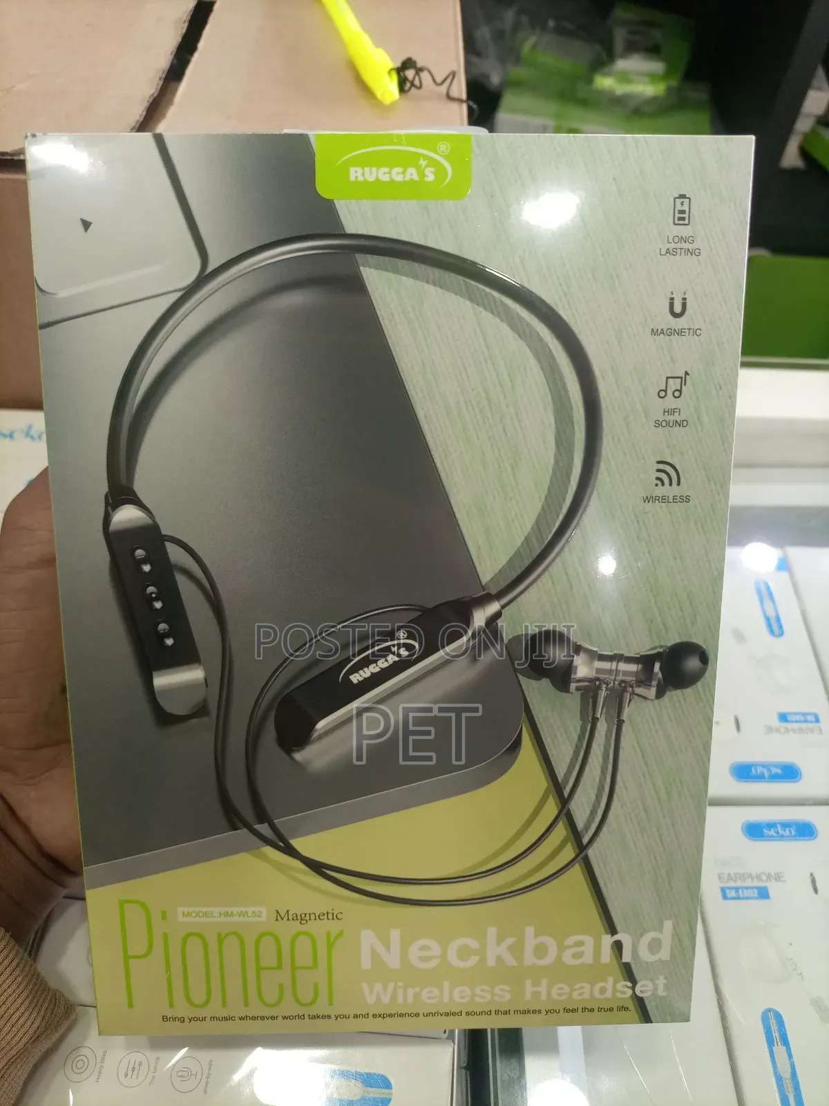 RUGGA'S Neckband Headset