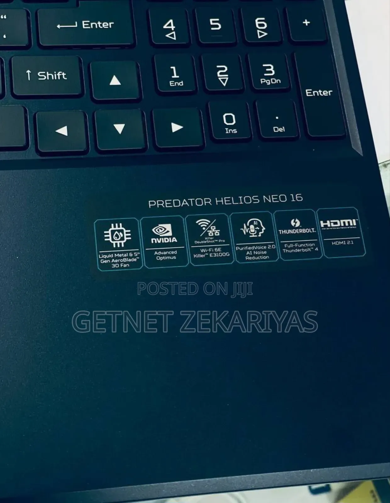 New Laptop Acer Predator Helios Neo 16 16GB Intel Core I9 SSD 1T