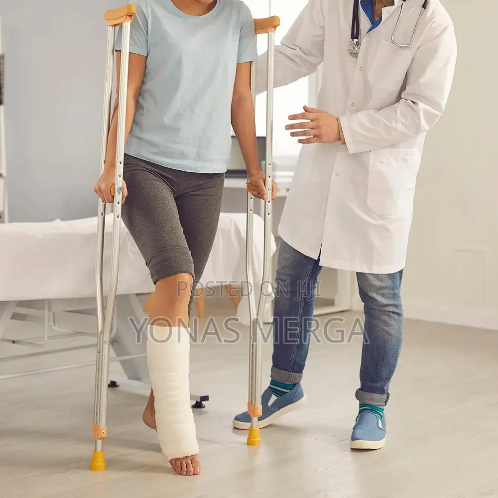 Probasics Lightweight Aluminum Underarm Crutches圖kranch燕ክራንች