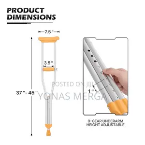 Crutches趀monicare Lightweight Universal Crutches。Crutches