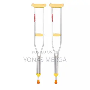 Photo - Aluminium Underarm Auxiliary號crutch Large Small Size惡ክራንች