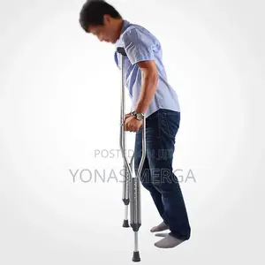 Photo - Under Arm Aluminium Crutches Pair奭ክራንች፬bariatric Crutches