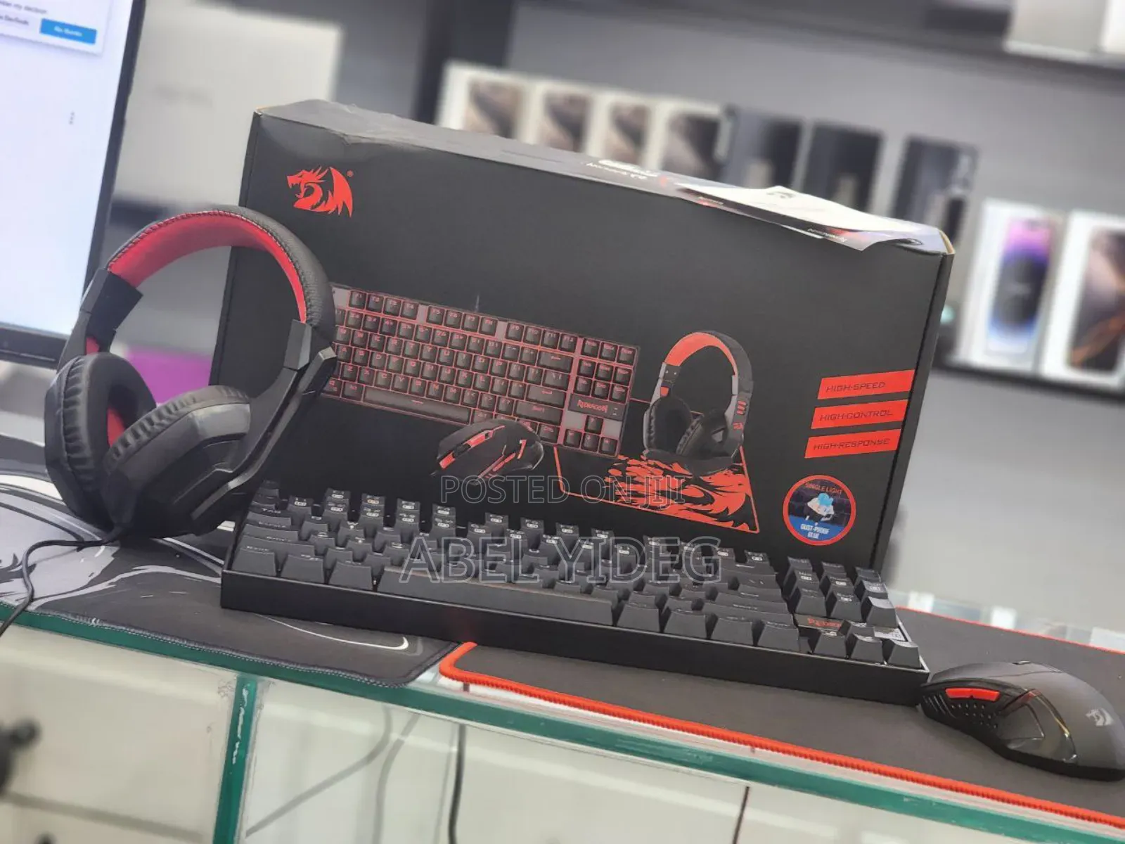 Ggaming Mouse + Headset + Mouse Pad