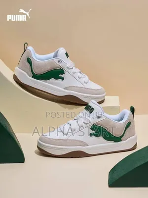 Puma Park Green High Quality Lifestyle Low Top Shoes