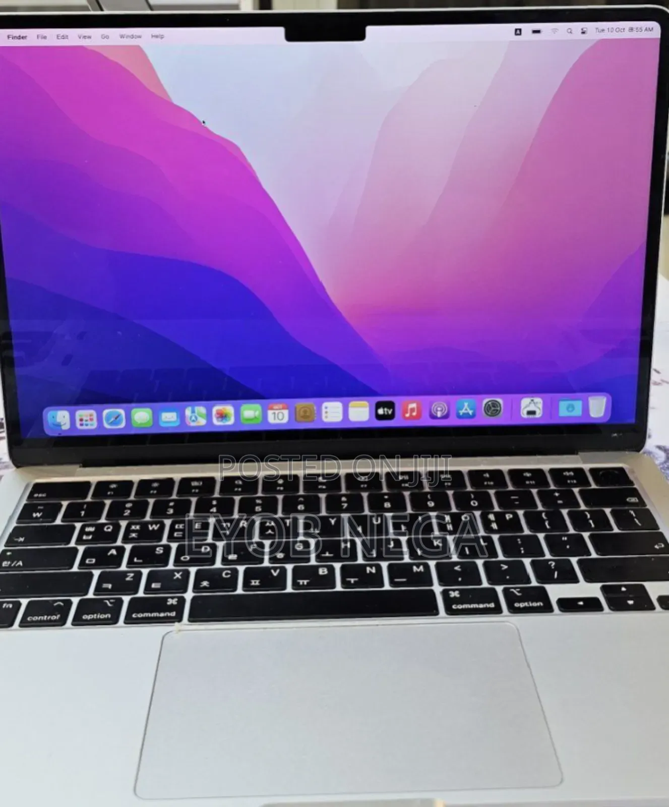 New Laptop Apple MacBook Air 2022 M2 8GB Apple M2 SSD 256GB