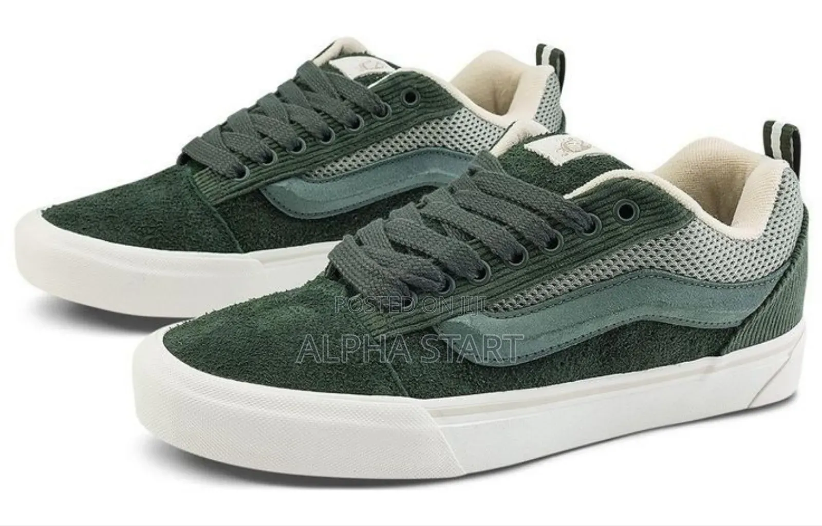 Vans Knu Green High Quality Shoes for You Made in Vietnam