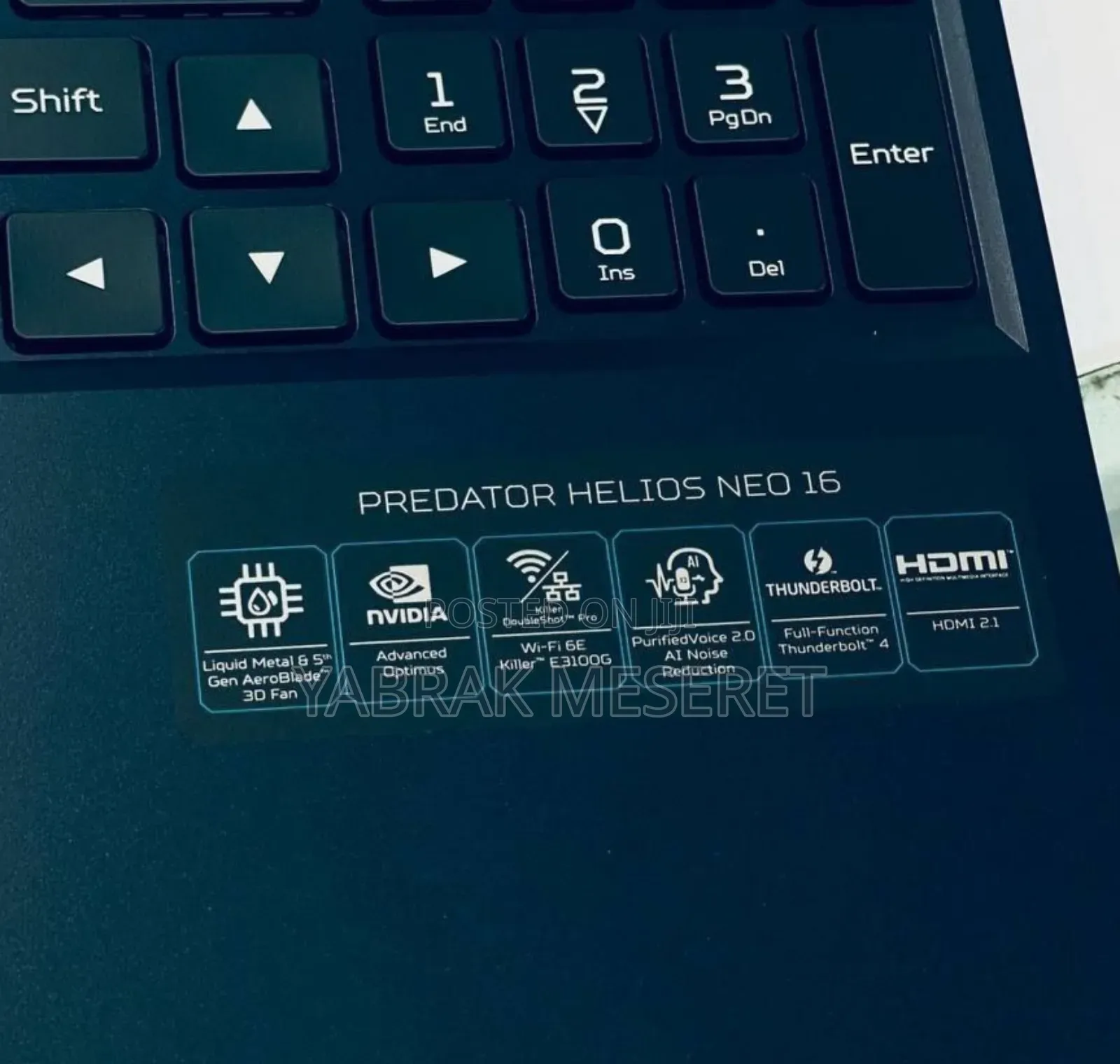 New Laptop Acer Predator Helios Neo 16 16GB Intel Core I9 SSD 1T