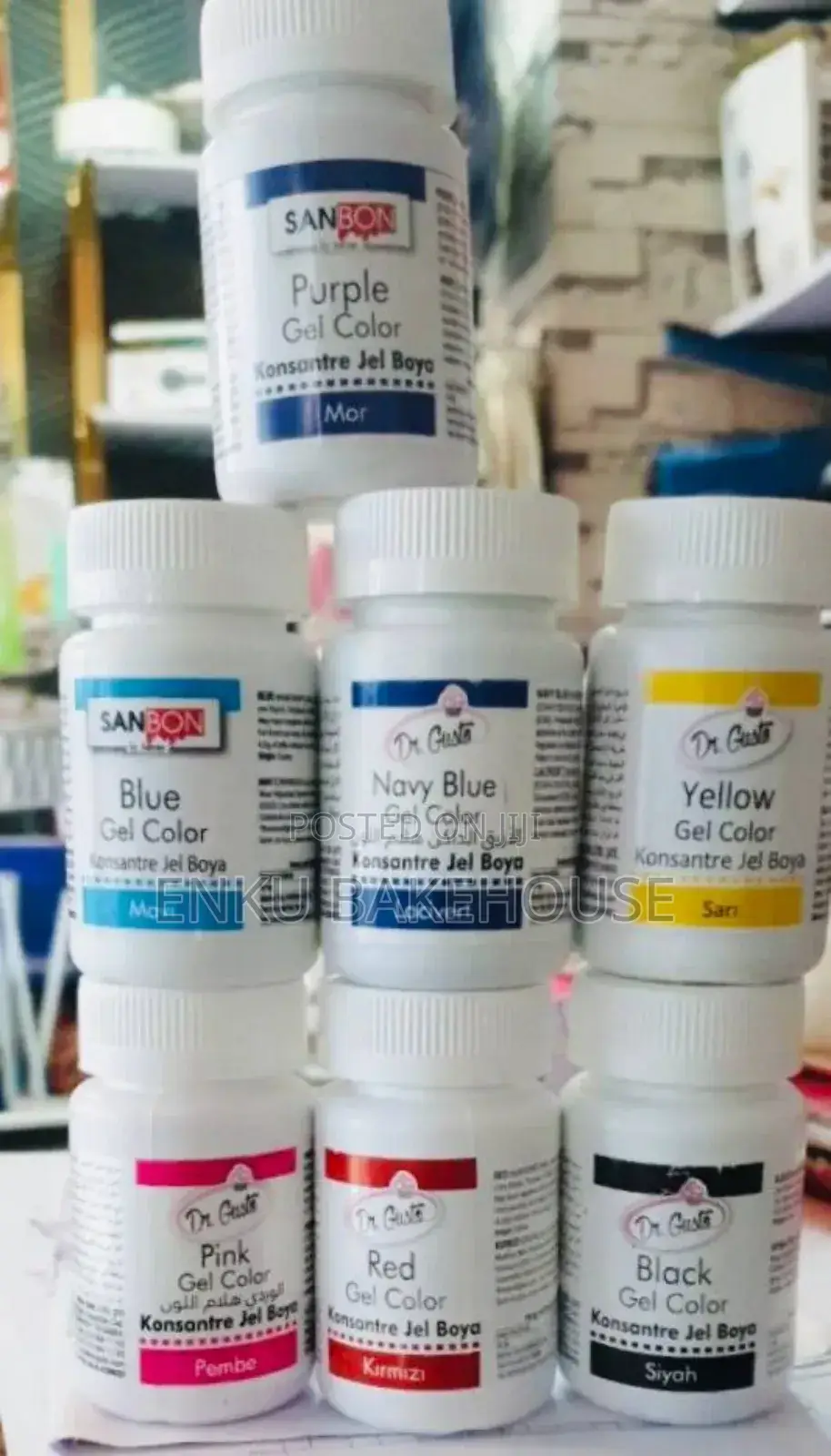 Gel Food Coloring
