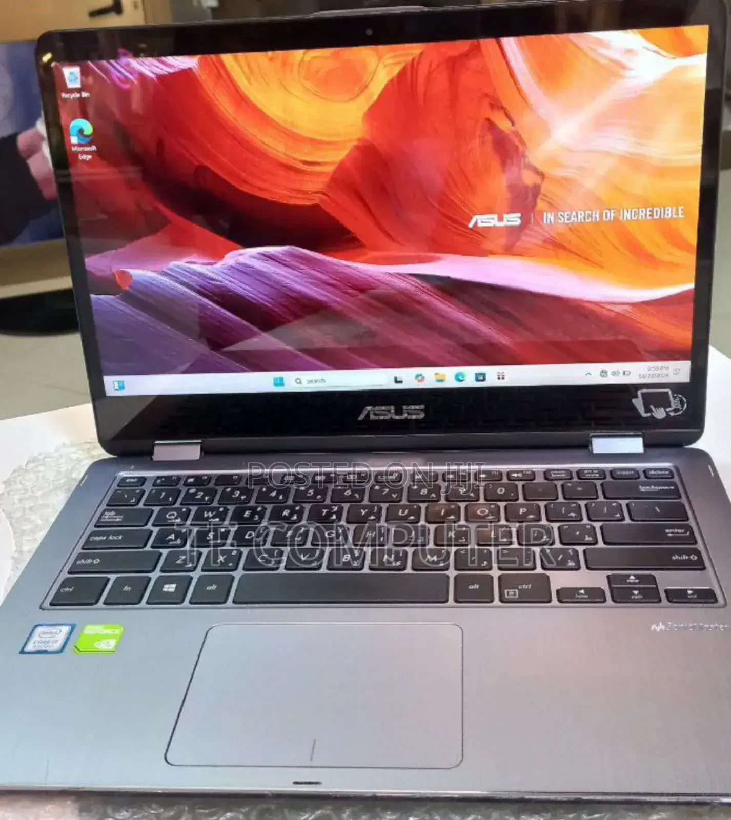 New Laptop Asus VivoBook Flip 14 TP401CA 8GB Intel Core I7 SSD 1T