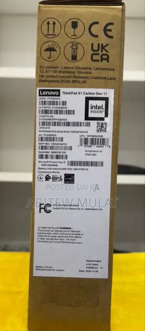 Photo - New Laptop Lenovo ThinkPad X1 Carbon 32GB Intel Core I7 SSD 1T