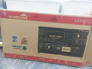 Homeone 55 Inch TV Double Glass Smart Uhd TV