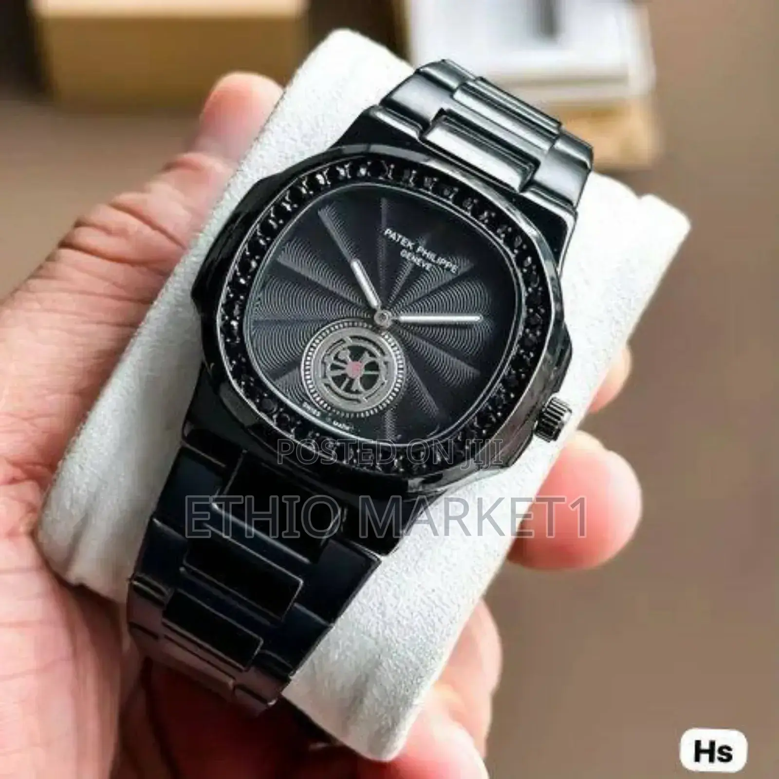 Patek Philippe Men's Watch With Diamond Bezel