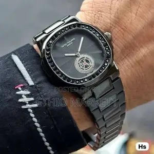 Patek Philippe Men's Watch With Diamond Bezel