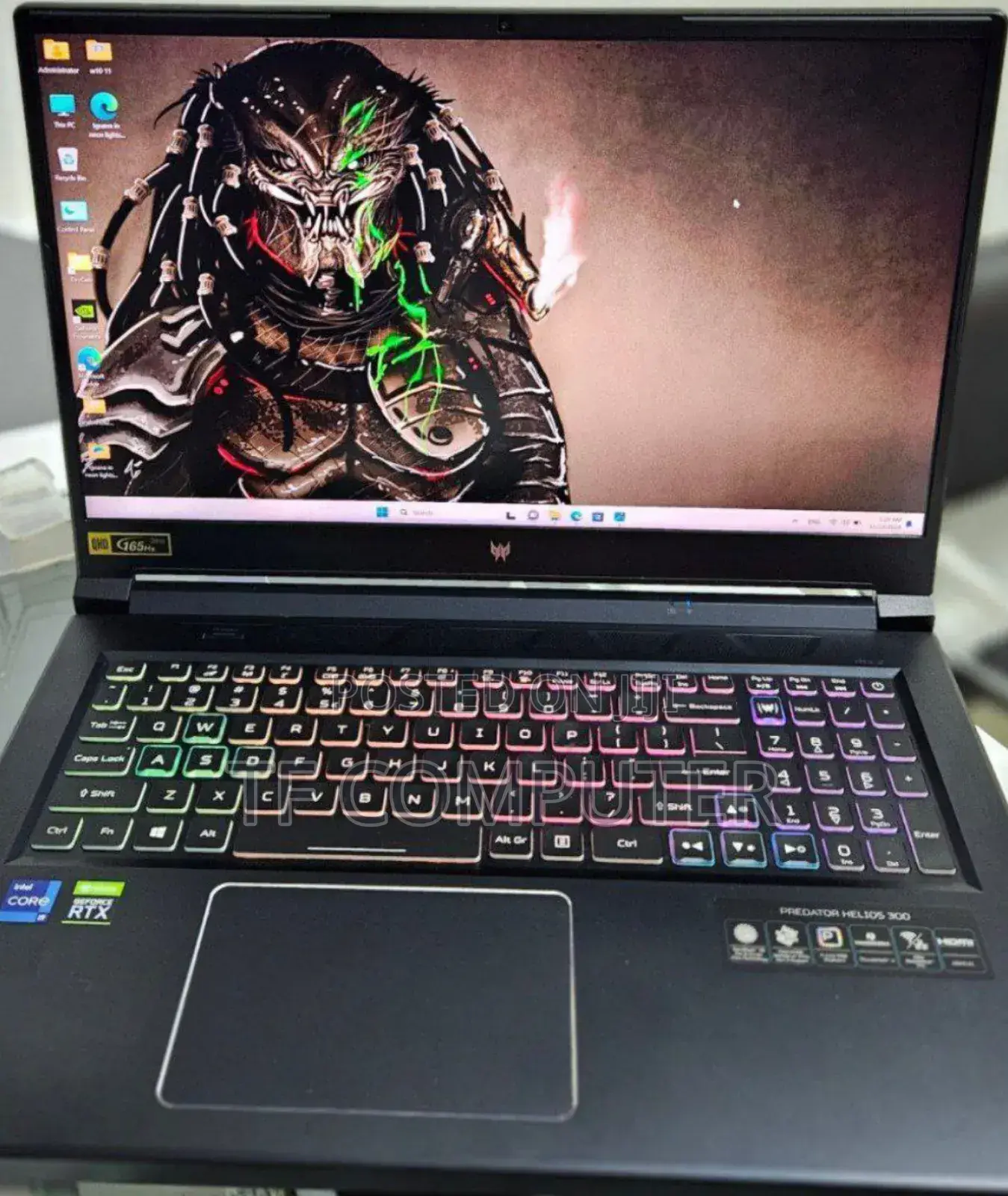 New Laptop Acer Predator Helios 300 16GB Intel Core I9 SSD 512GB