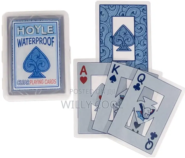 Hoyle Waterproof Clear Playing Cards
