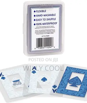 Hoyle Waterproof Clear Playing Cards