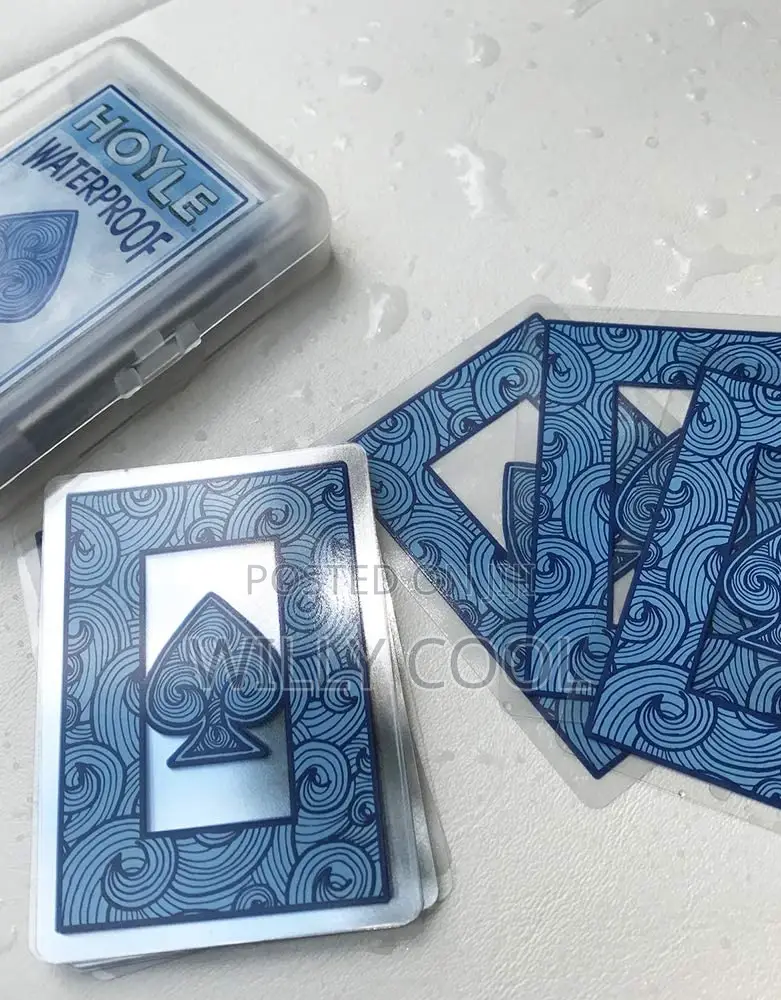 Hoyle Waterproof Clear Playing Cards