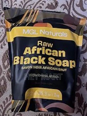 Raw African Black Soap