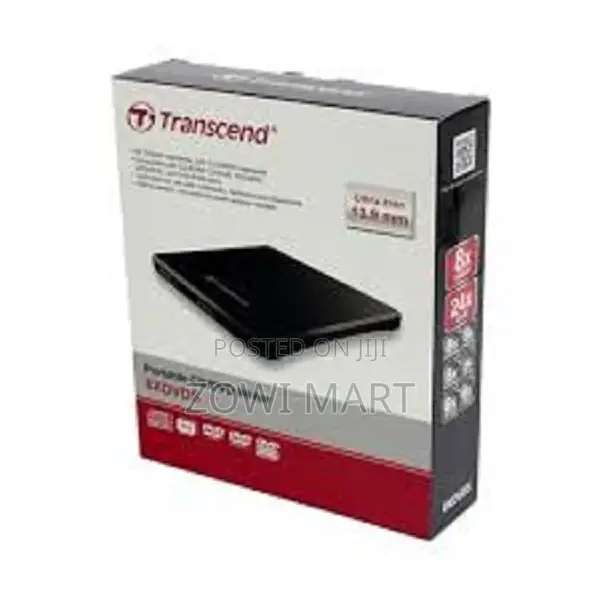 Transcend Portable CDDVD Writer 8xdvds-K