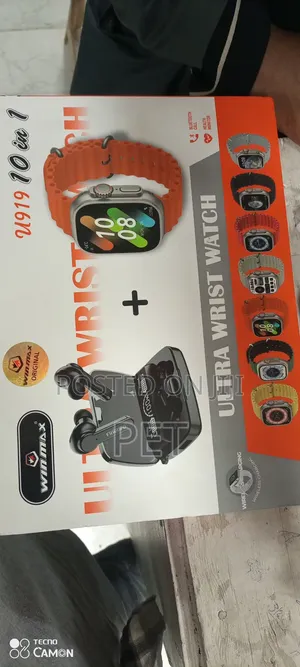 Smart Watch With Airpod 7straps